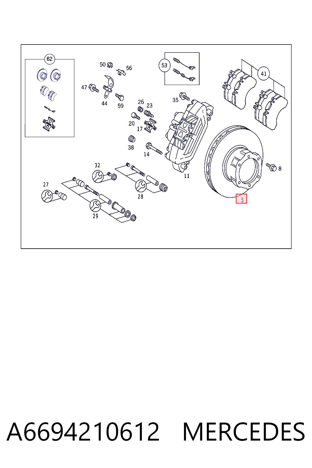 A6694210612 Mercedes