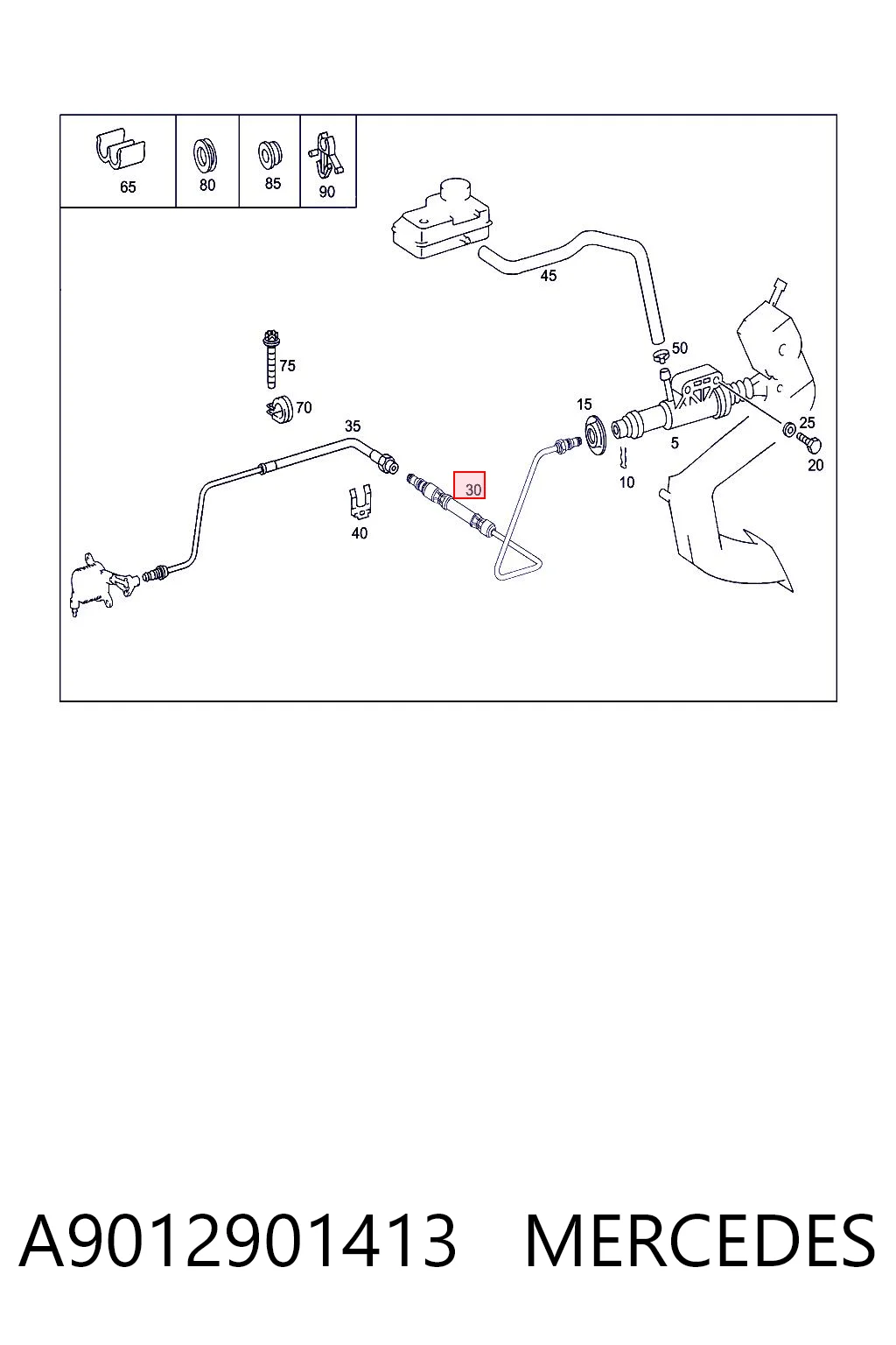 A9012901413 Mercedes