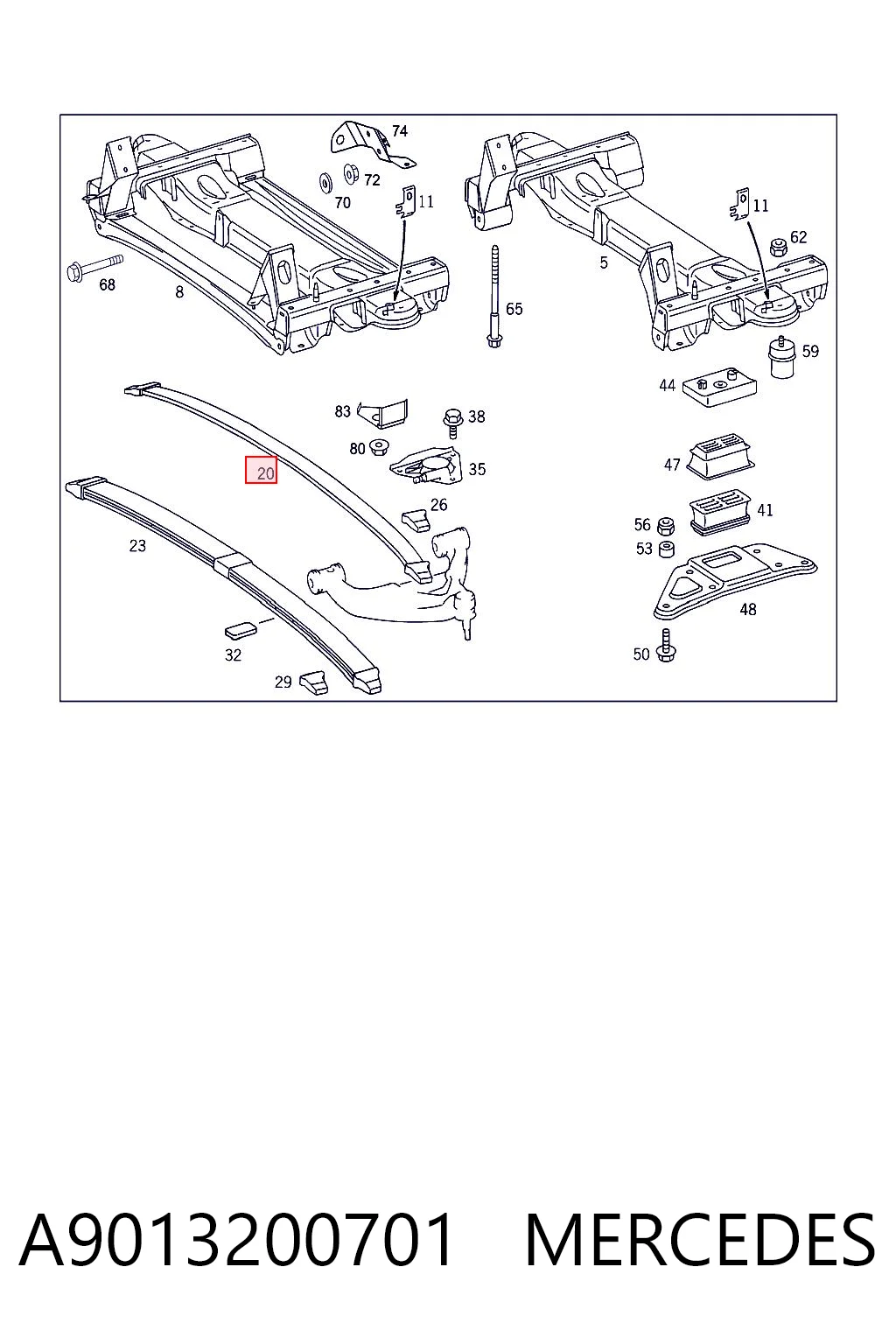 Suspensão de lâminas dianteira LS Germany 337020 preço, a partir de 140,39 USD