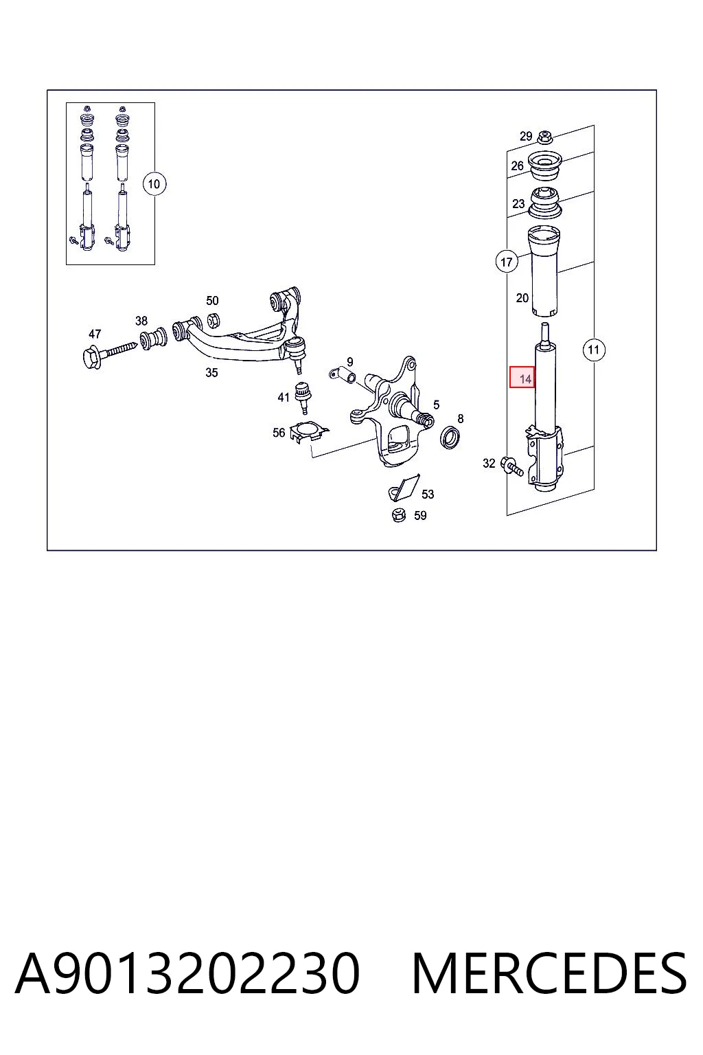 A9013202230 Mercedes