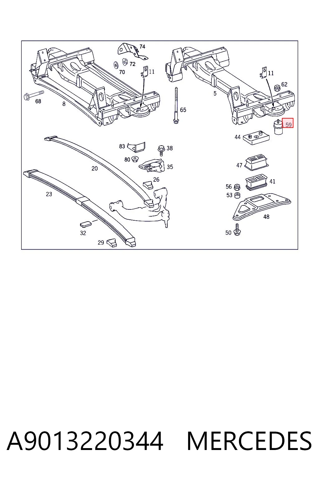 A9013220344 Mercedes