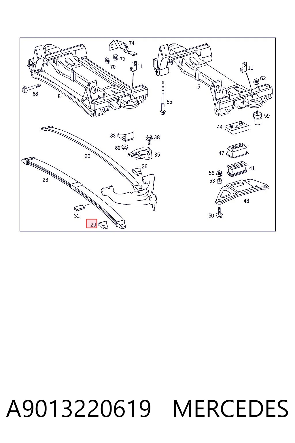 A9013220619 Mercedes