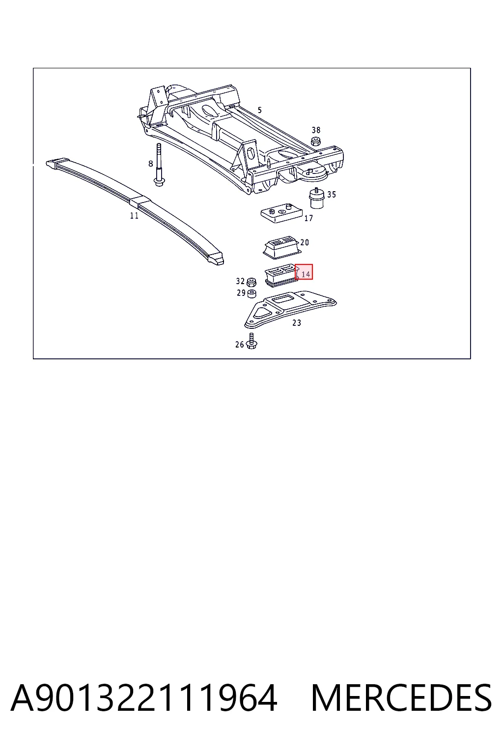 A901322111964 Mercedes