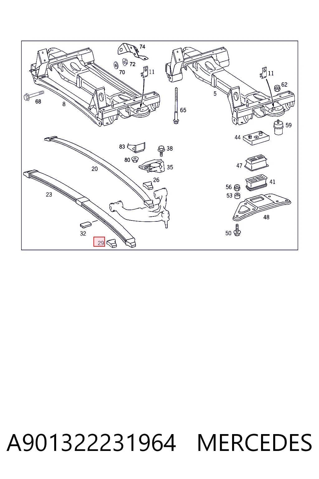 A901322231964 Mercedes