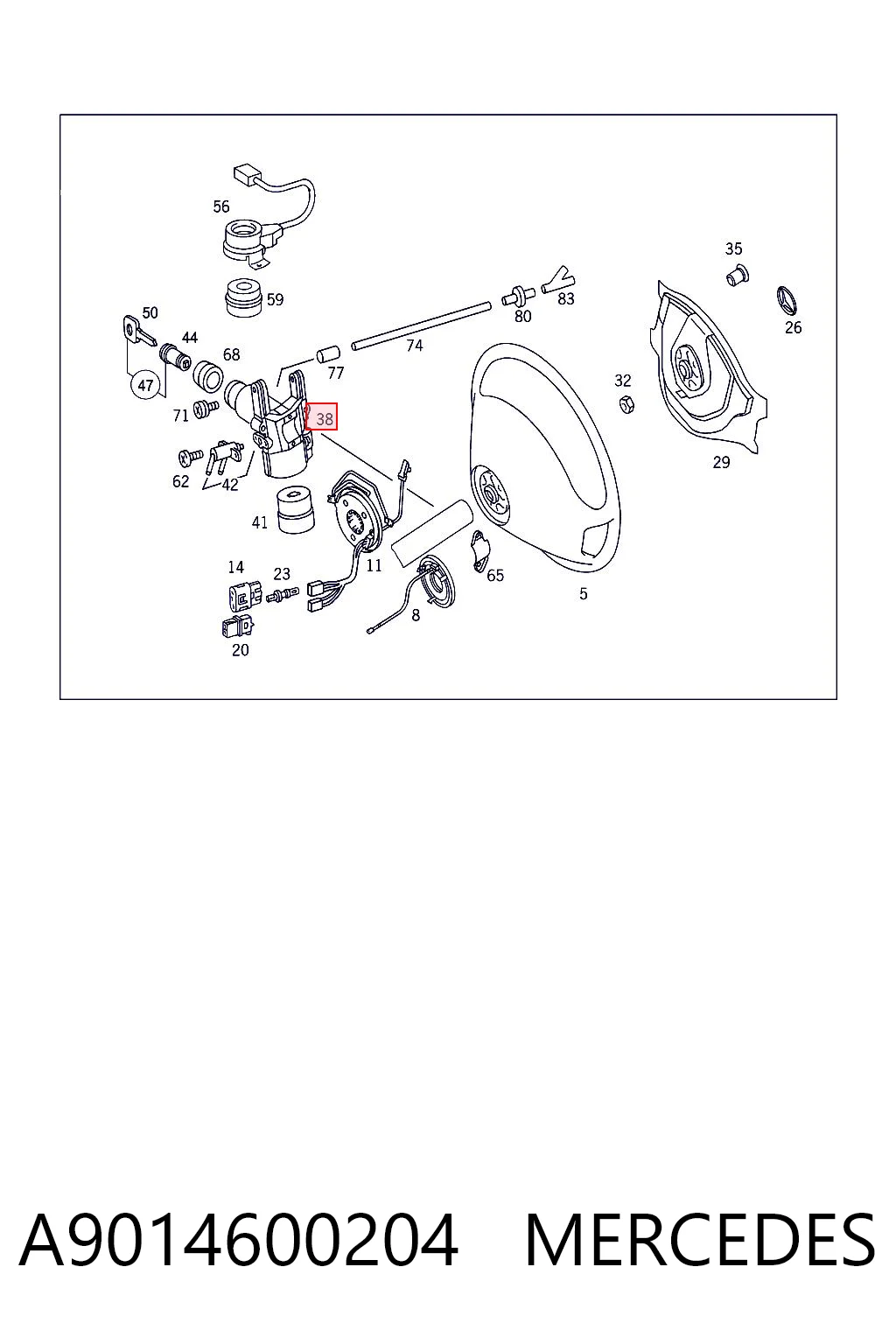 A9014600204 Mercedes