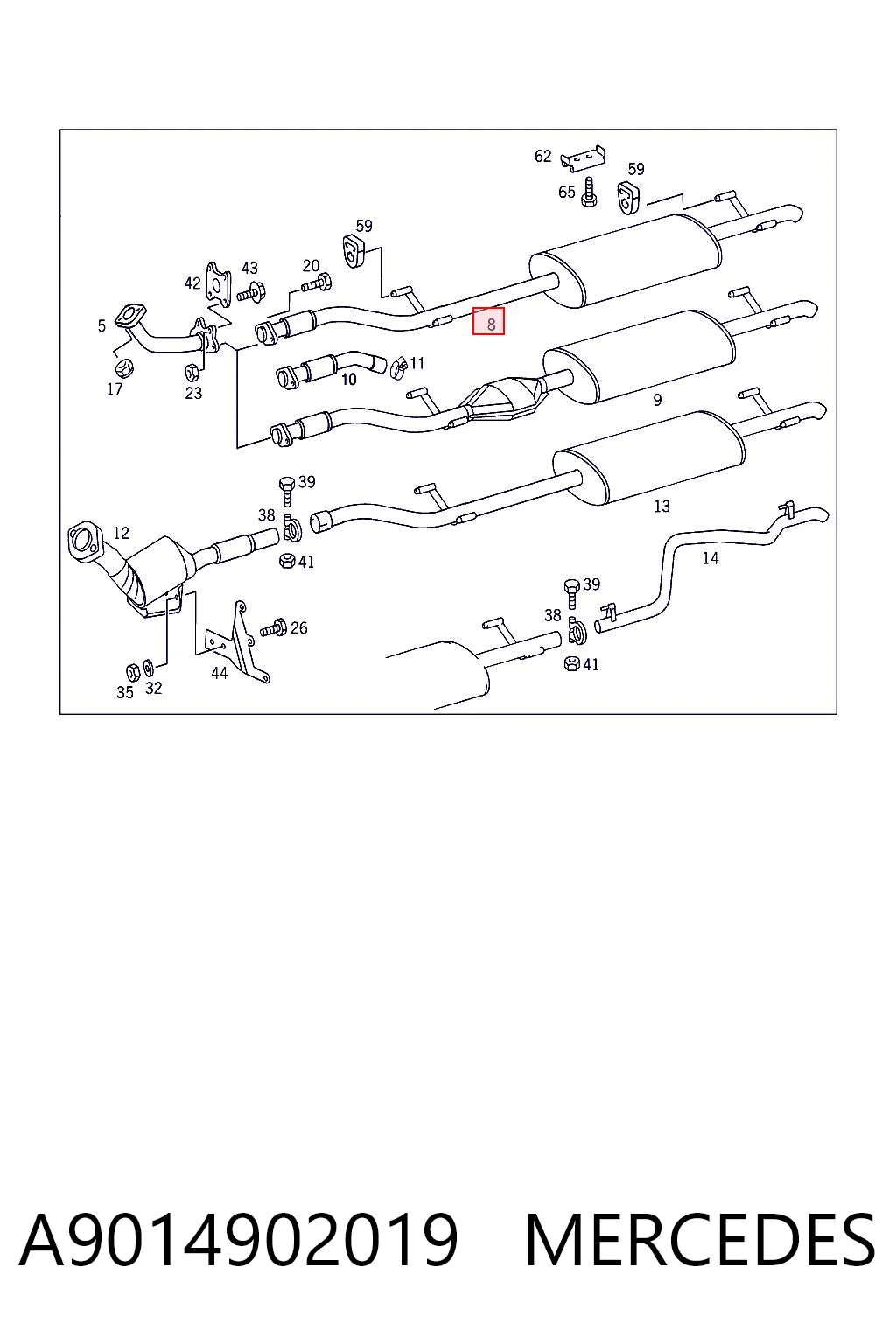 A9014902019 Mercedes