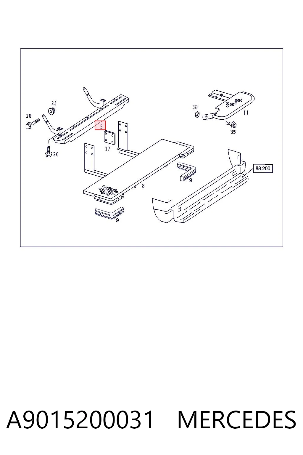 A9015200031 Mercedes