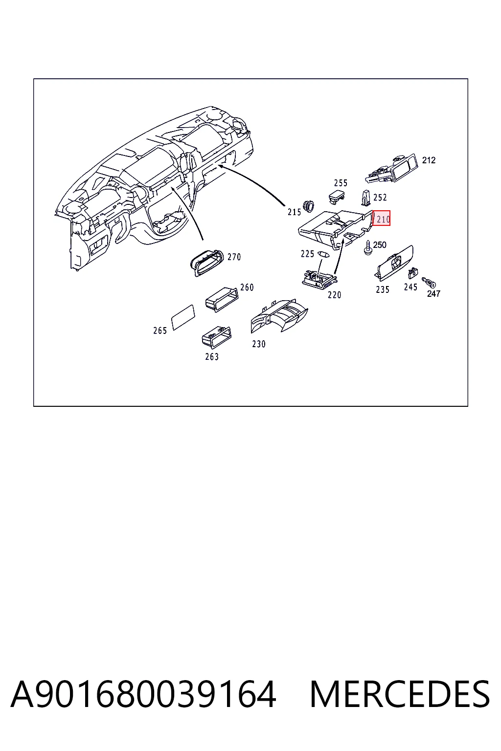 A901680039164 Mercedes