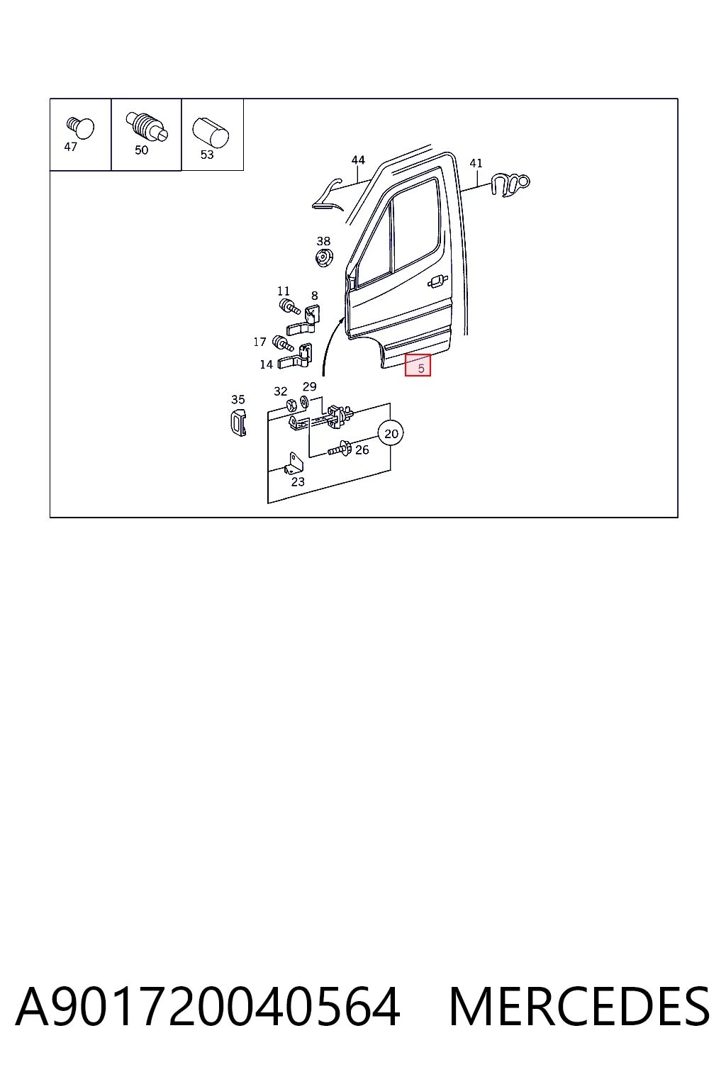 A901720040564 Mercedes