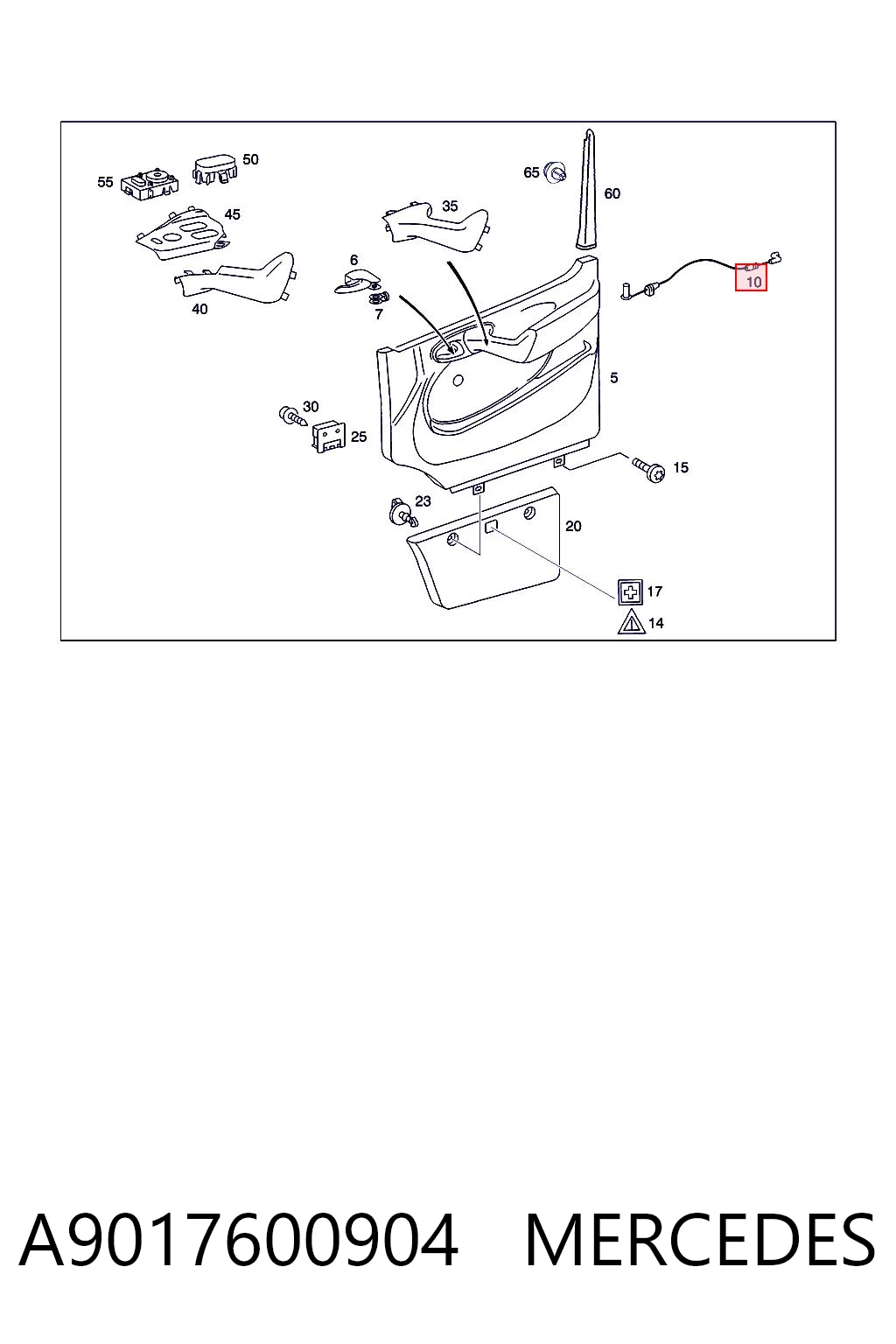 A9017600904 Mercedes
