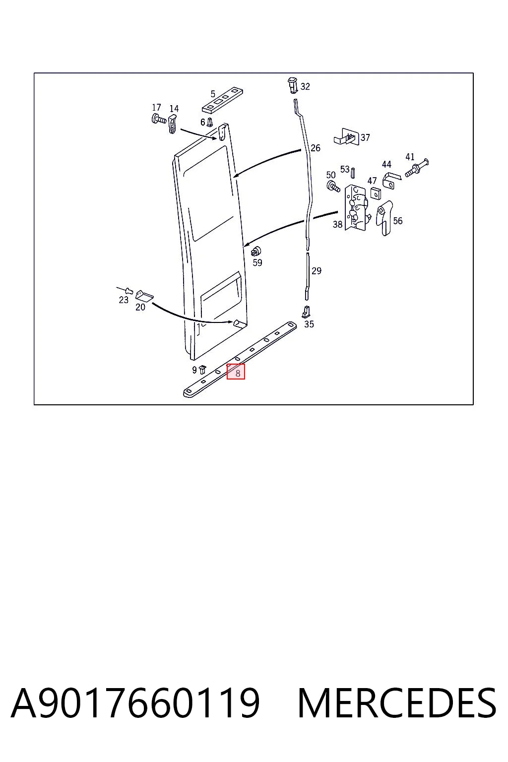 A9017660119 Mercedes