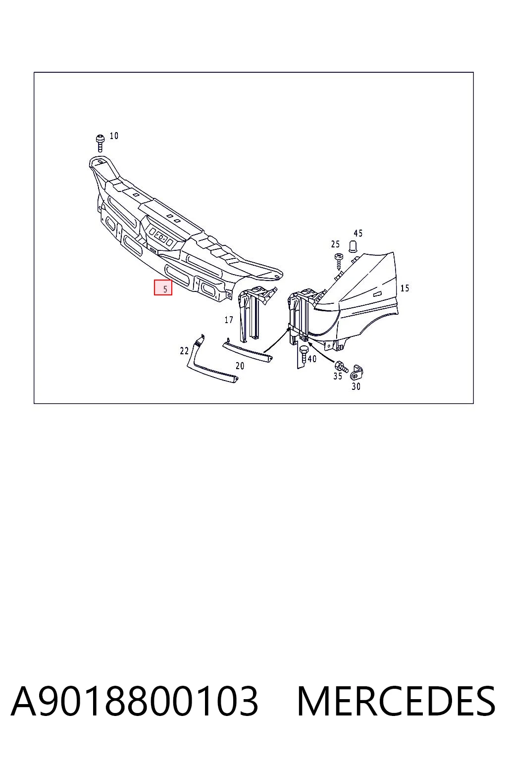 A9018800103 Mercedes