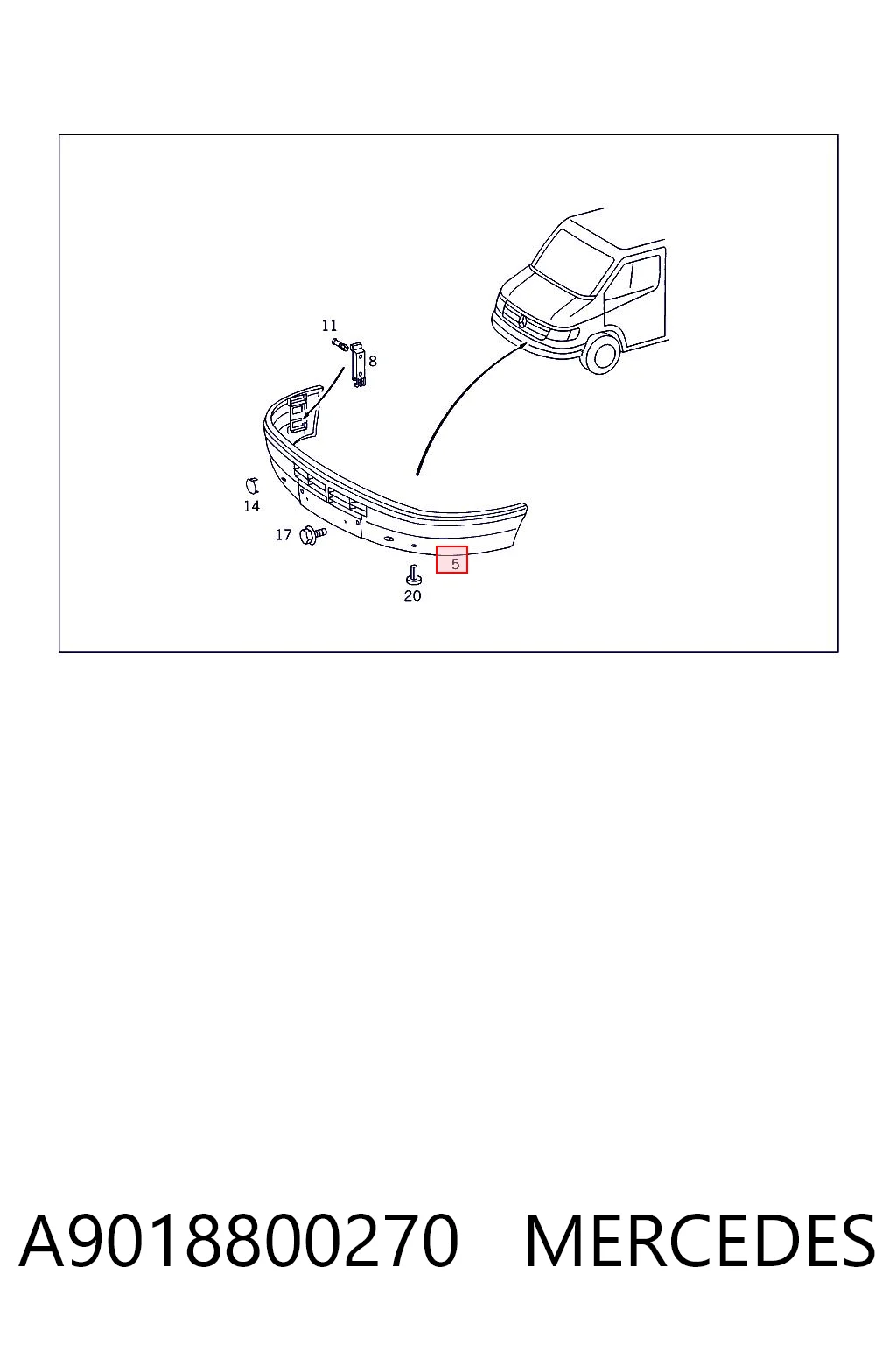 A9018800270 Mercedes