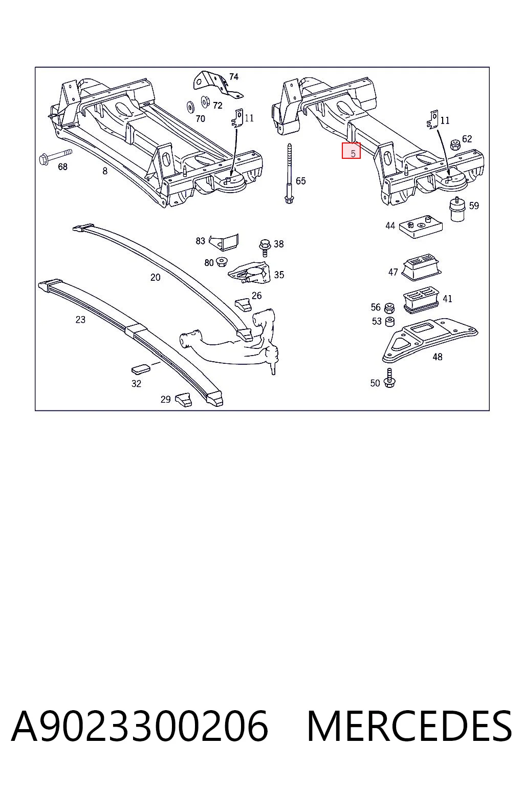A9023300206 Mercedes