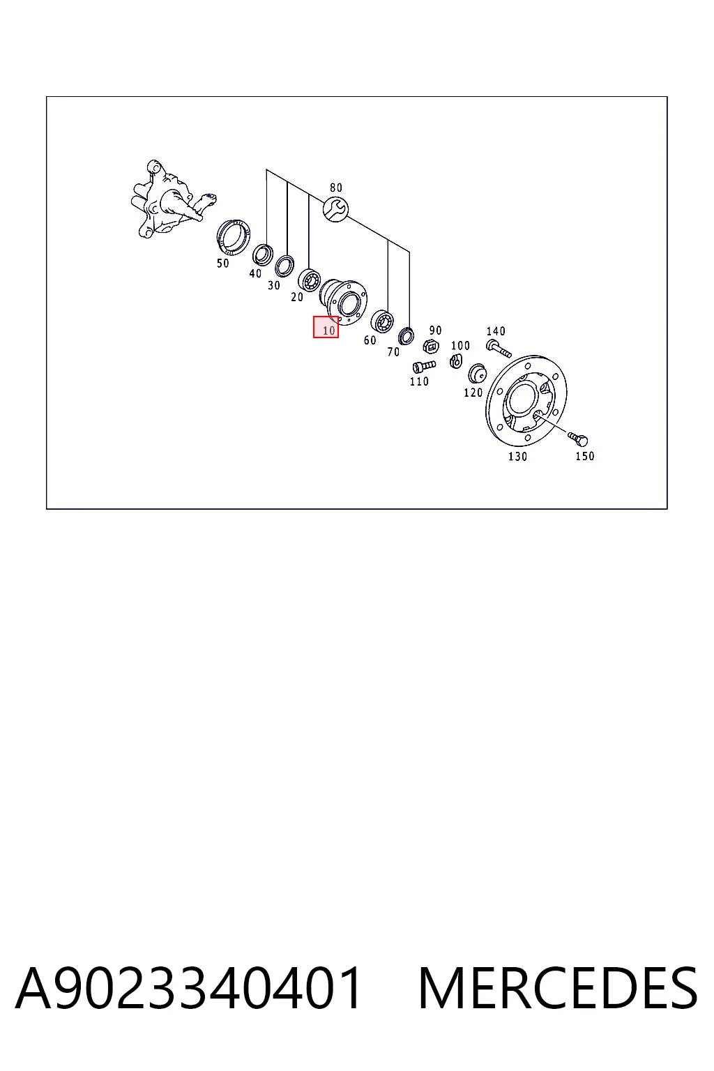 A9023340401 Mercedes