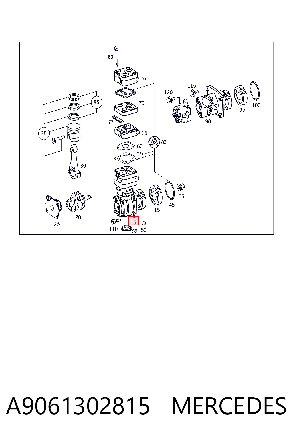 Compressor de bombeio pneumático (de amortecedores) Knorr-bremse K004954R preço, a partir de 561,47 USD