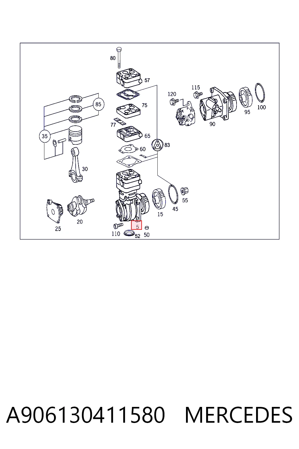 Compre K004954R Knorr-bremse Compressor de bombeio pneumático (de amortecedores)