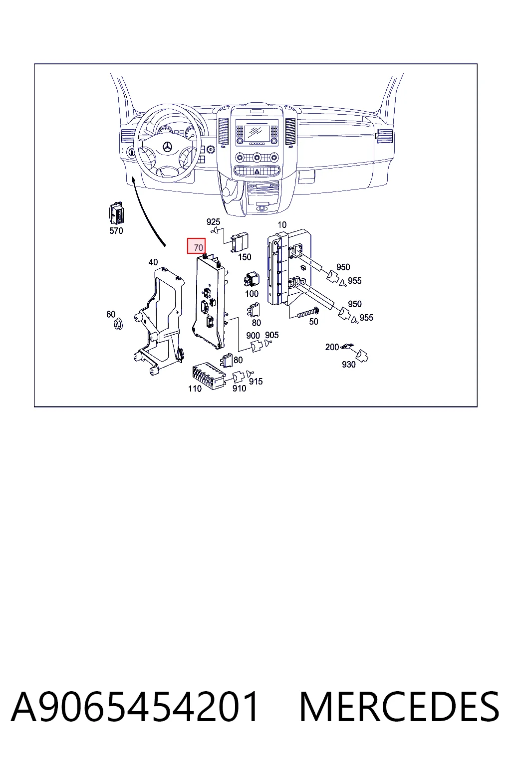 Compre Unidade de dispositivos de segurança Mercedes Sprinter 