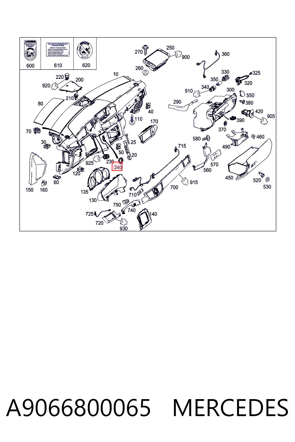 A9066800065 Mercedes 