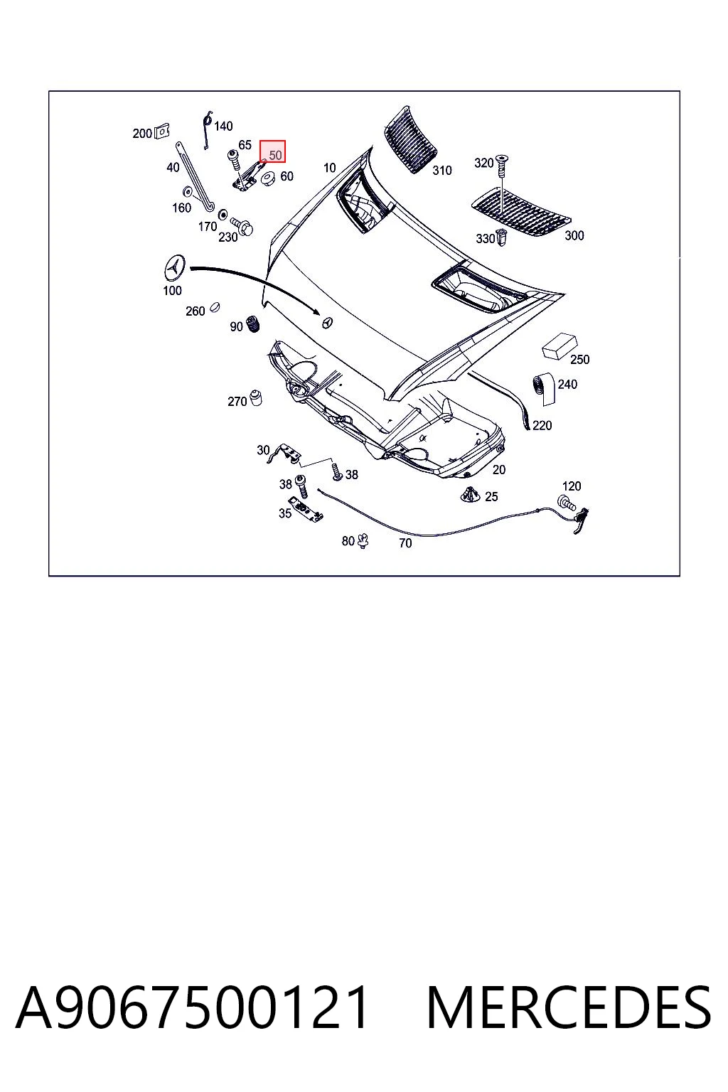 A9067500121 Mercedes