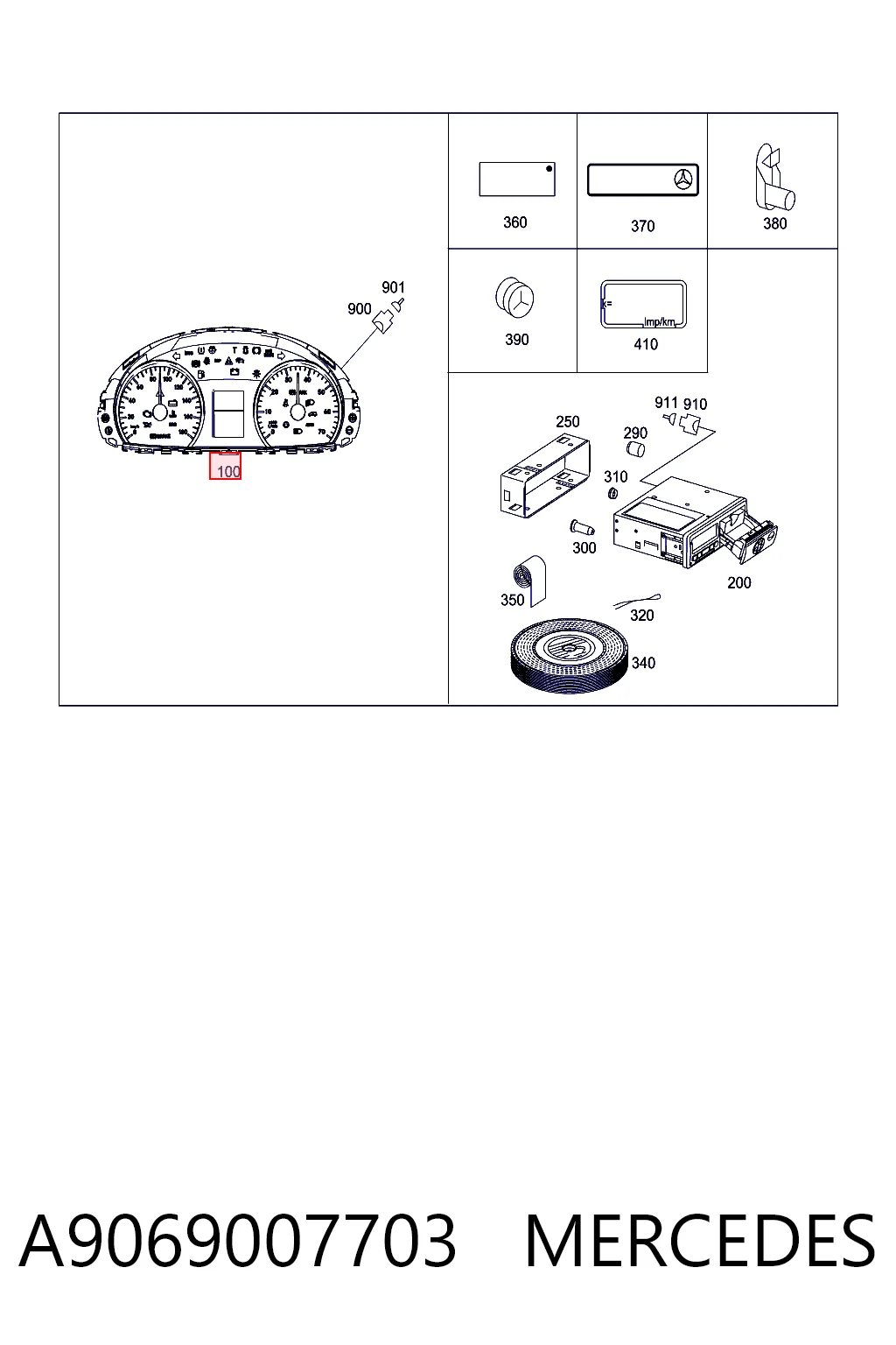 A9069007703 Mercedes