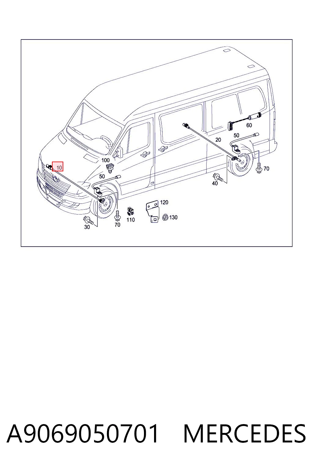 A9069050701 Mercedes