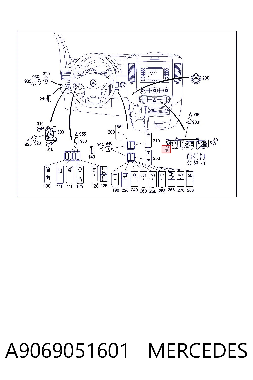 A9069051601 Mercedes