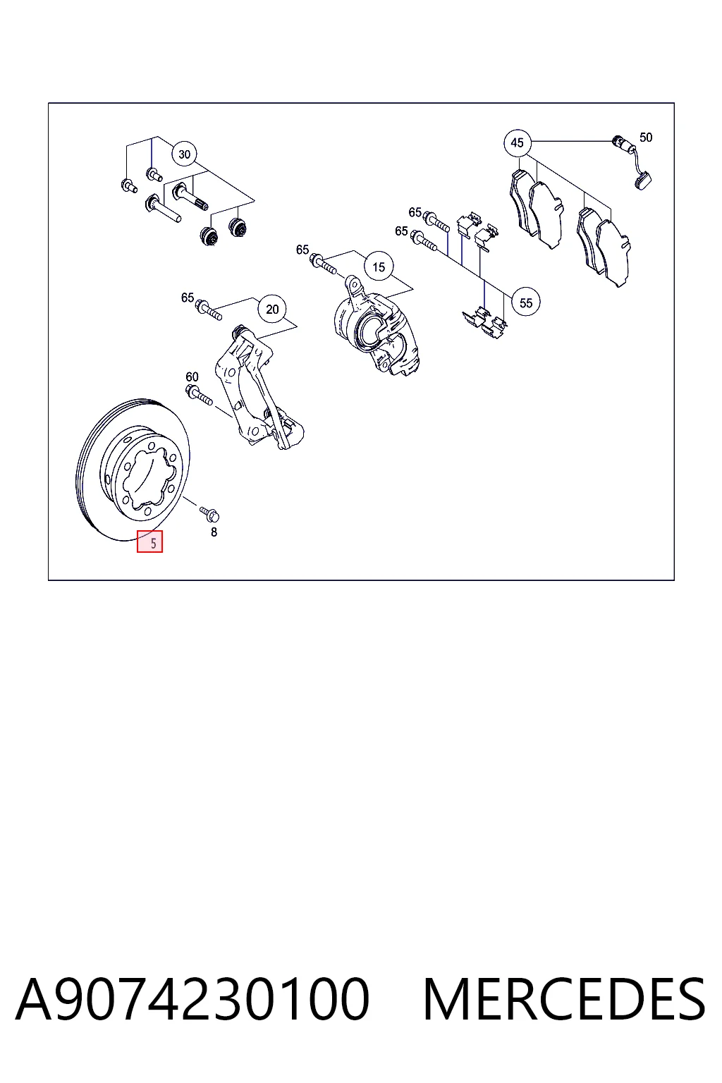 A9074230100 Mercedes