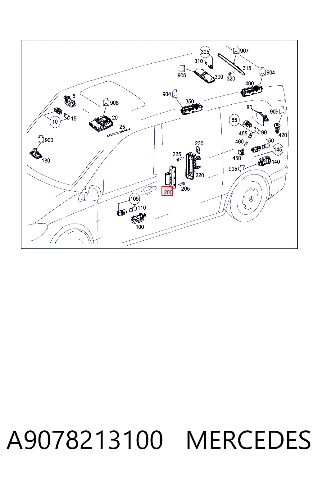 A9078213100 Mercedes
