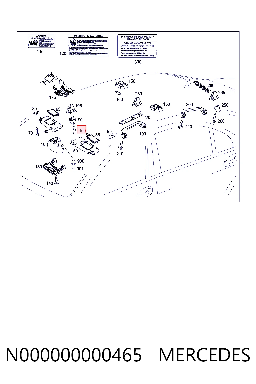 N000000000465 Mercedes