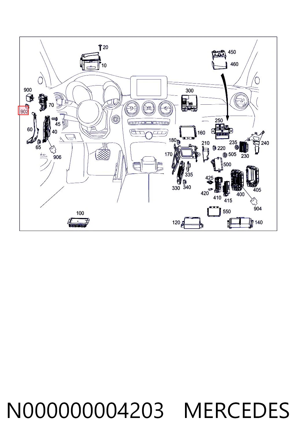 Dispositivo de segurança Peugeot 205 II 20A, C