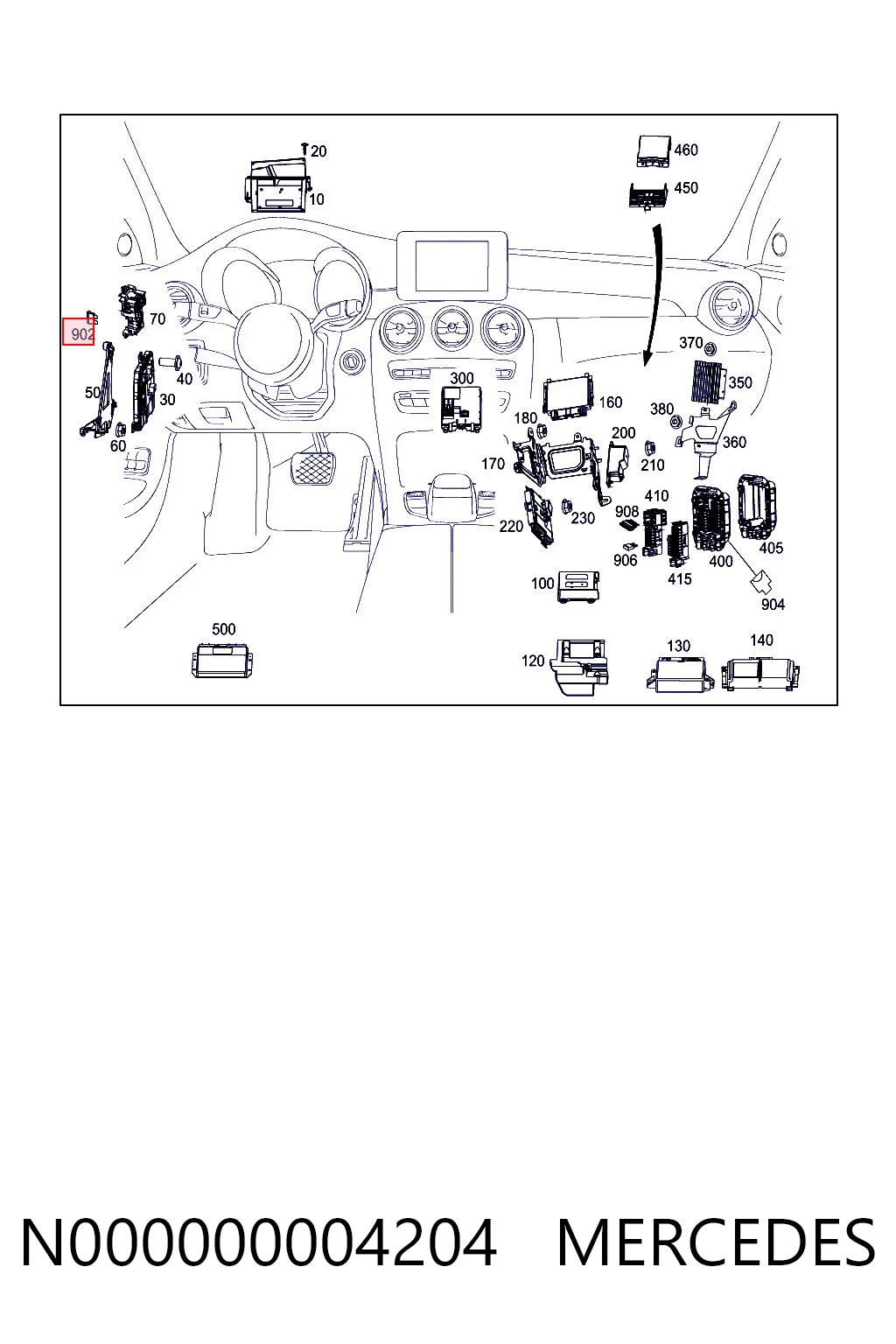 Dispositivo de segurança 382327 Scania