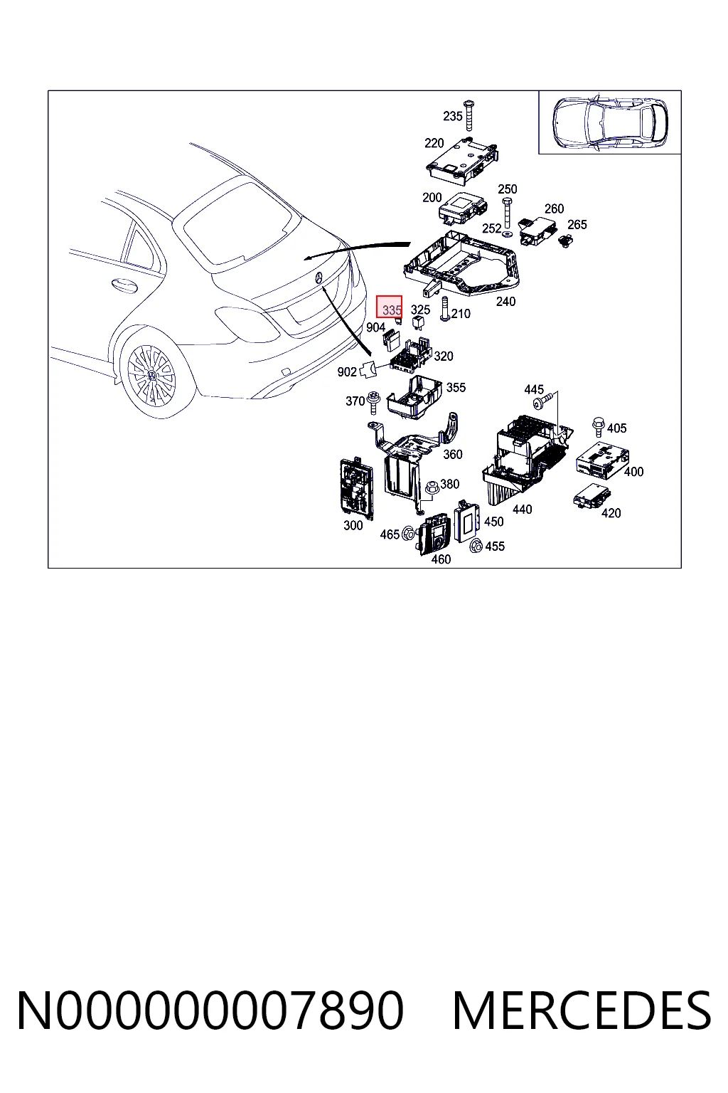 N000000007890 Mercedes