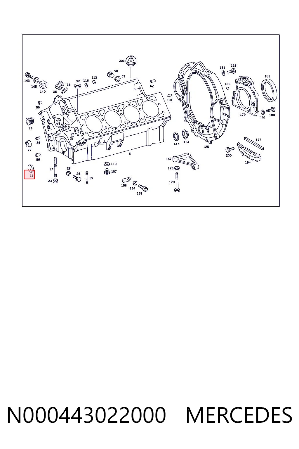 N000443022000 Mercedes
