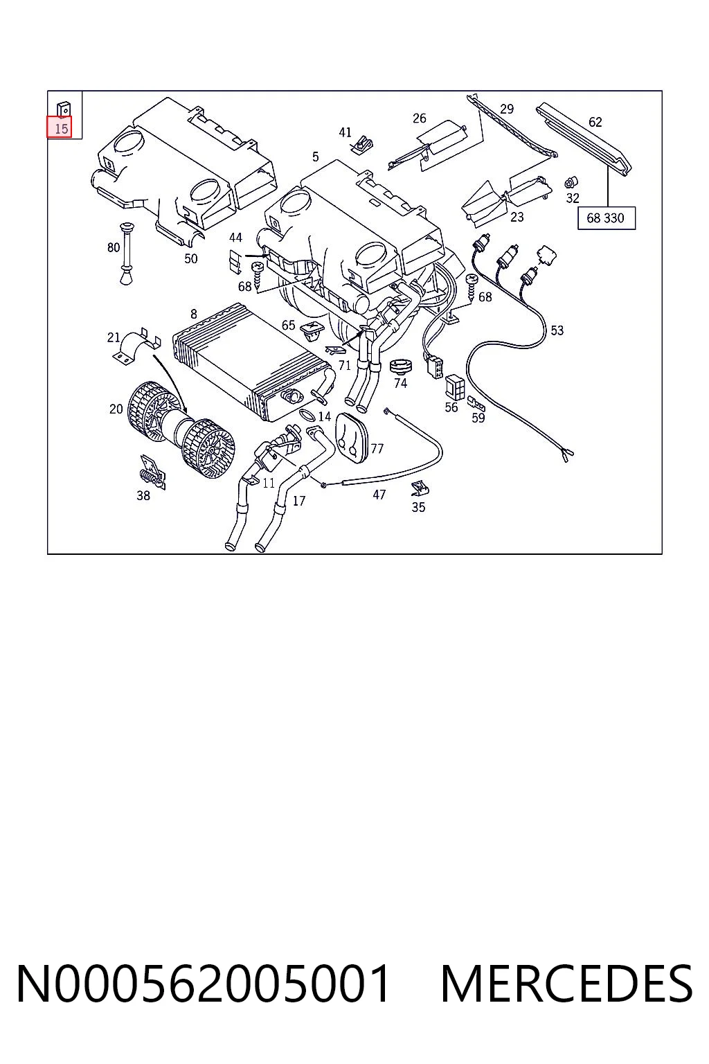 N000562005001 Mercedes