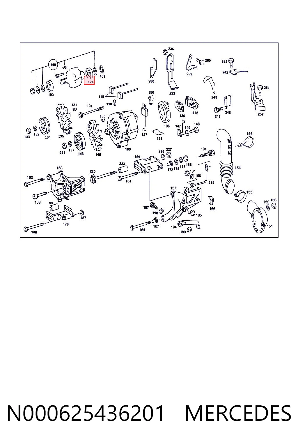 N000625436201 Mercedes