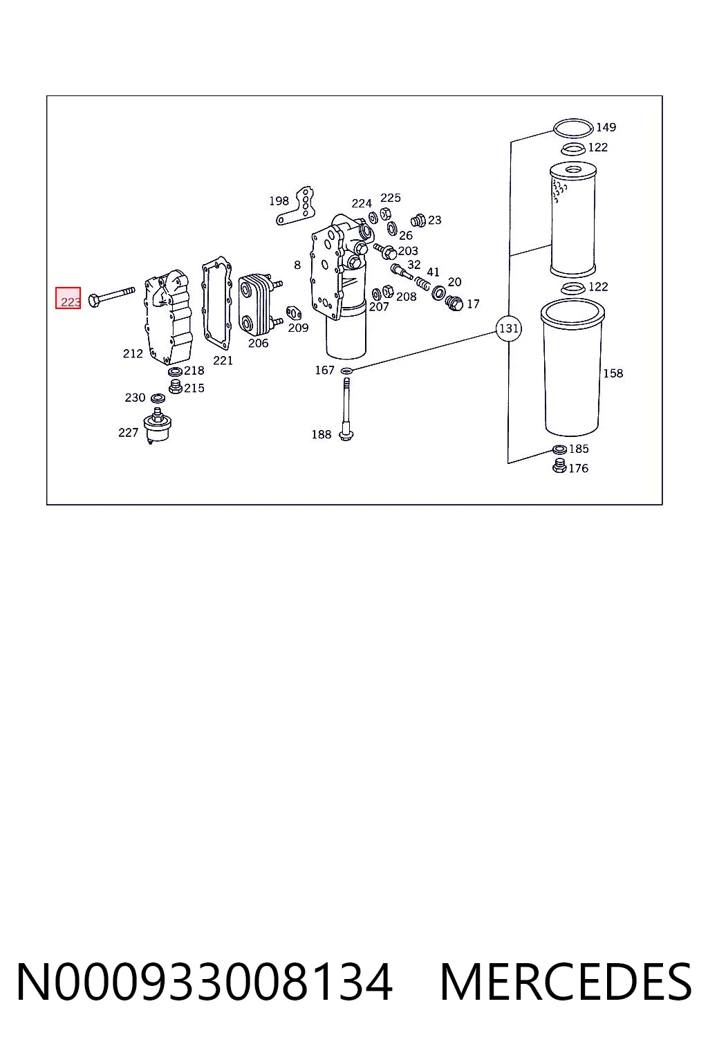 N000933008134 Mercedes