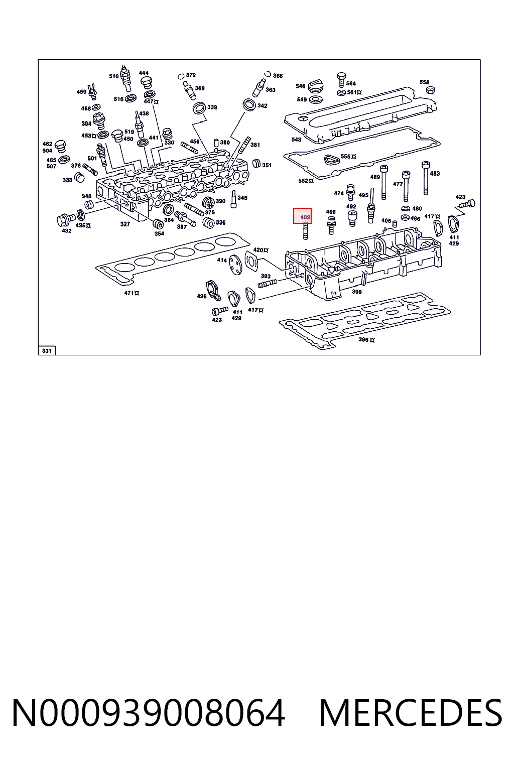 N000939008064 Mercedes