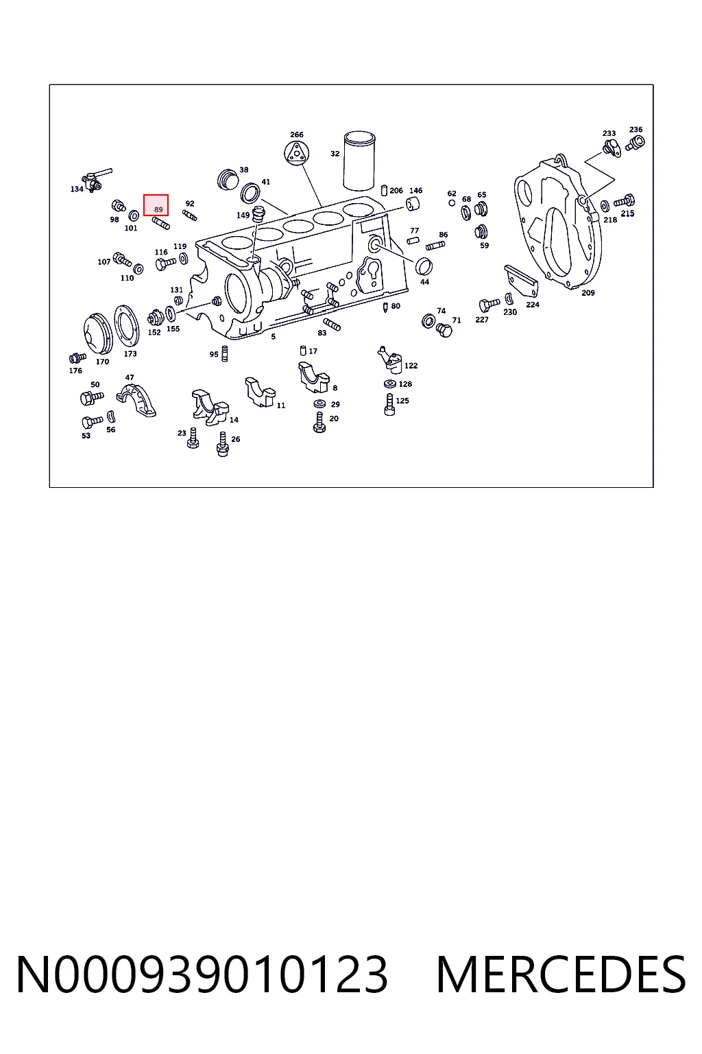 N000939010123 Mercedes