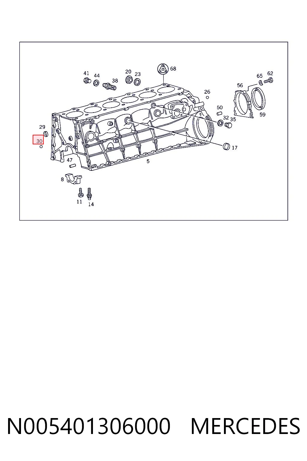 N005401306000 Mercedes