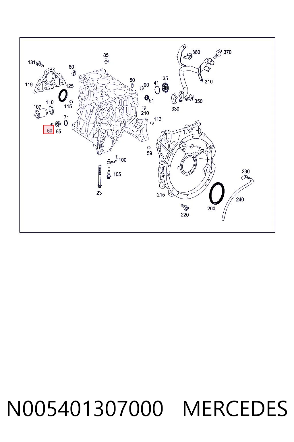 N005401307000 Mercedes