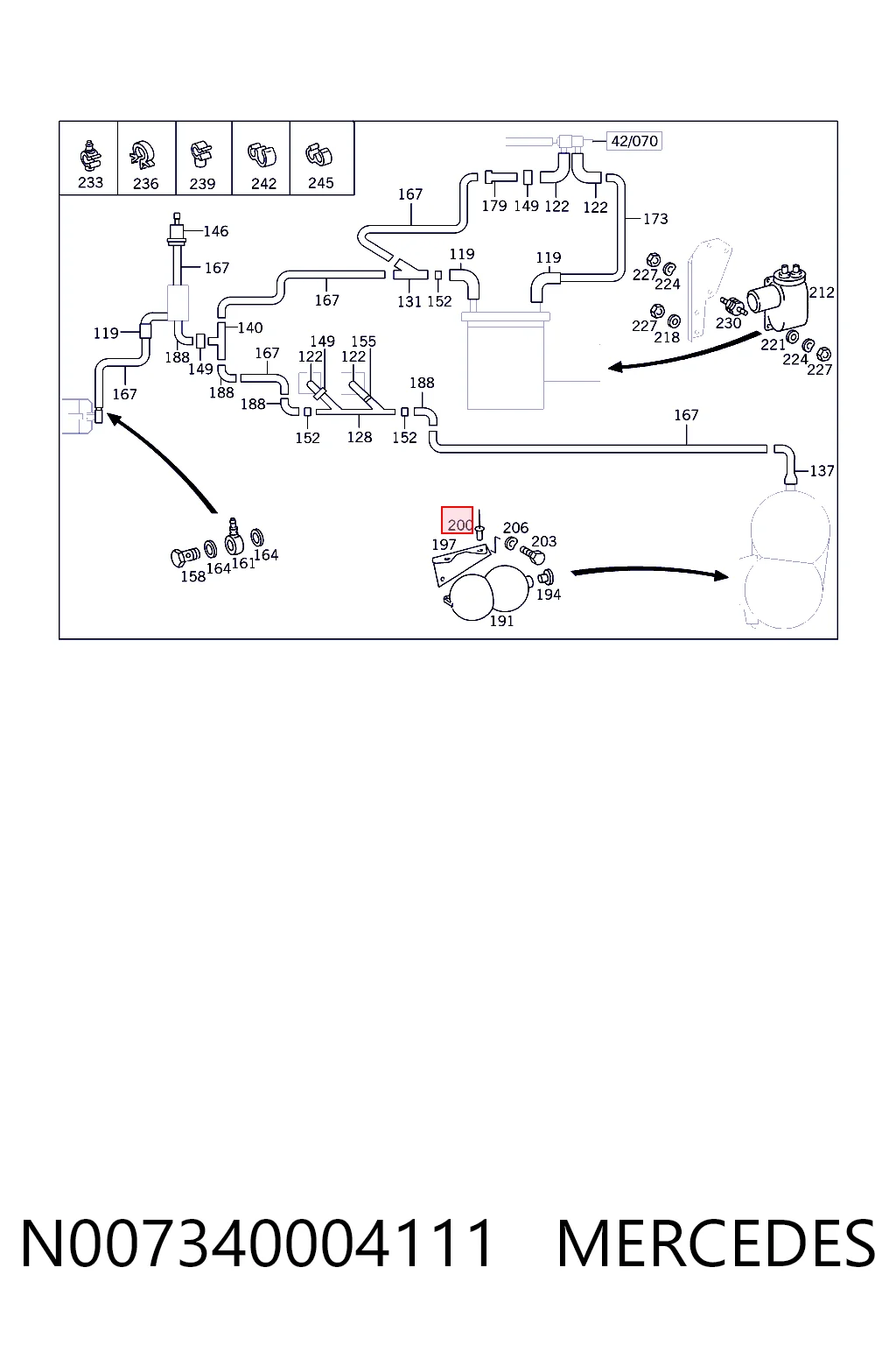 N007340004111 Mercedes
