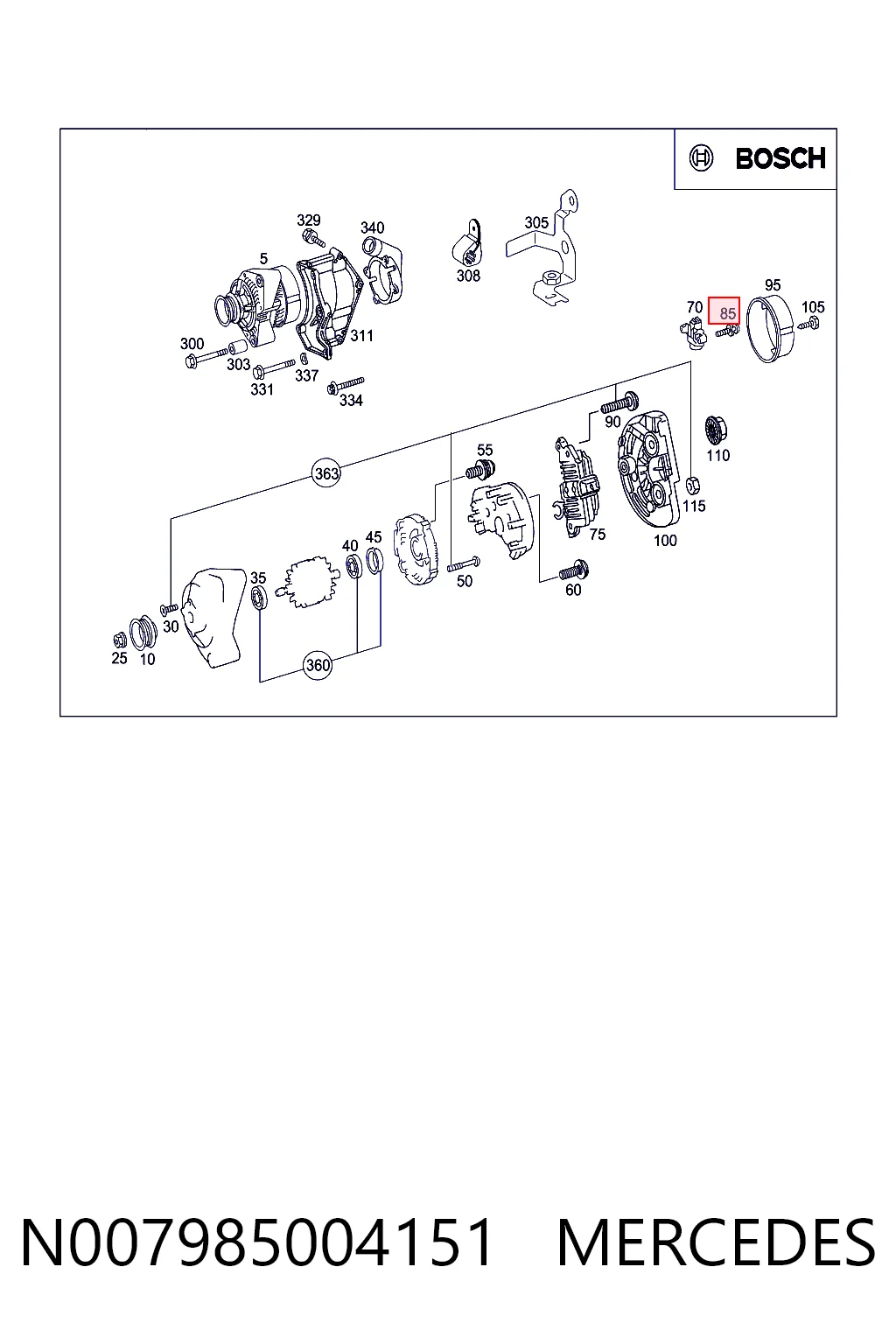 N007985004151 Mercedes