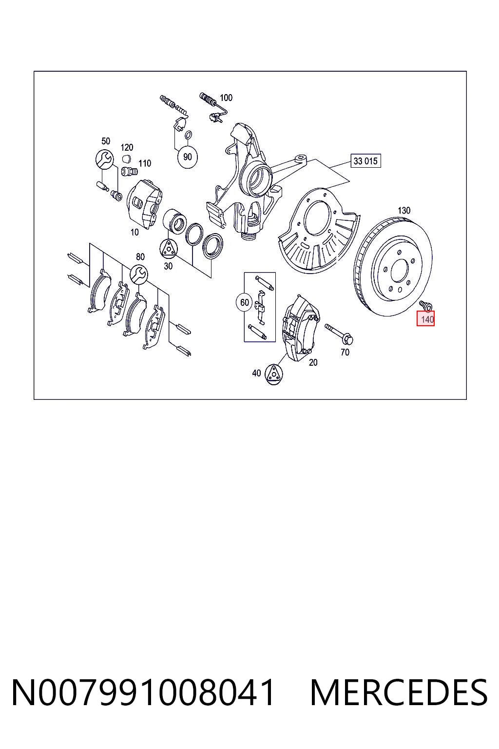 N007991008041 Mercedes