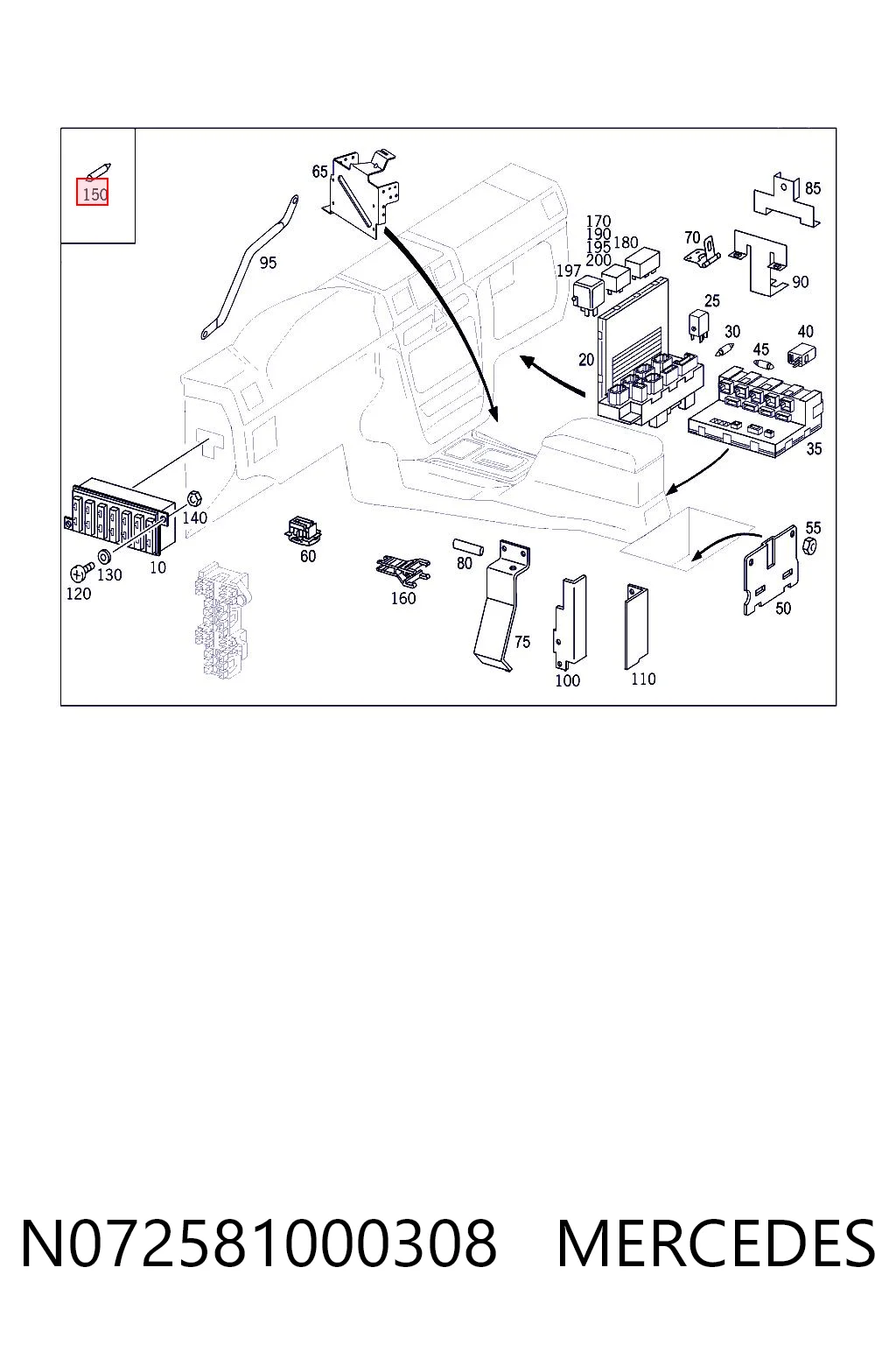 604105914 Liebherr Dispositivo de segurança