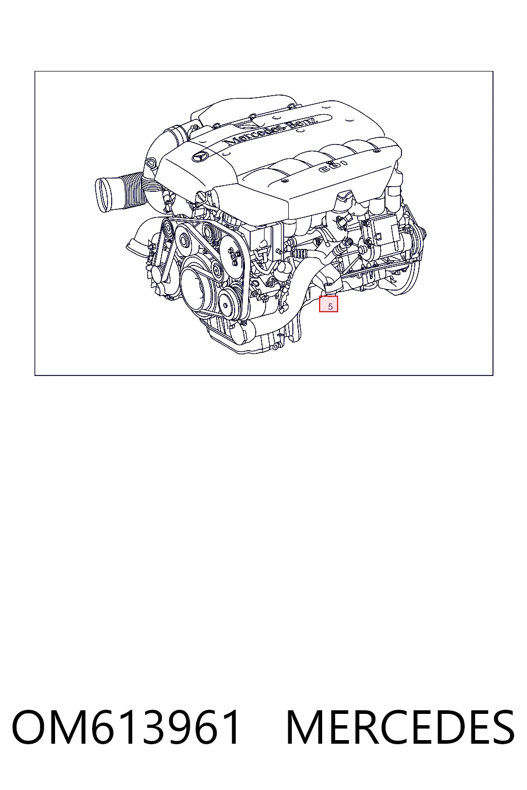 Compre Motor montado Mercedes E 