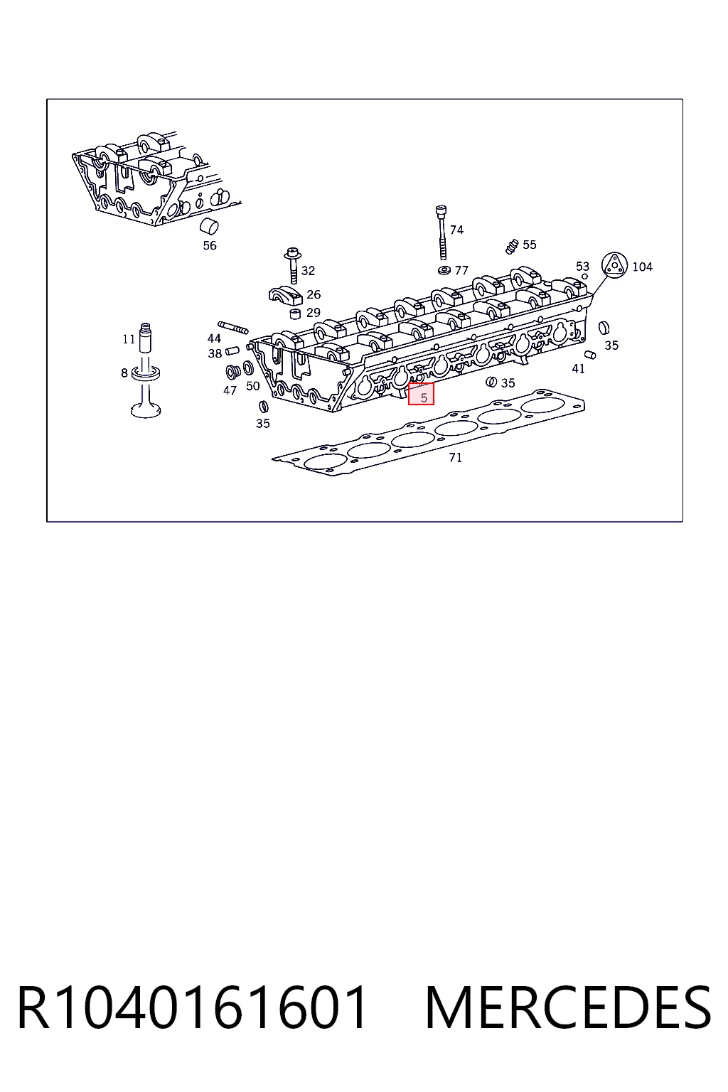 Compre 1040103020 Ssang Yong Cabeça de motor (CBC)