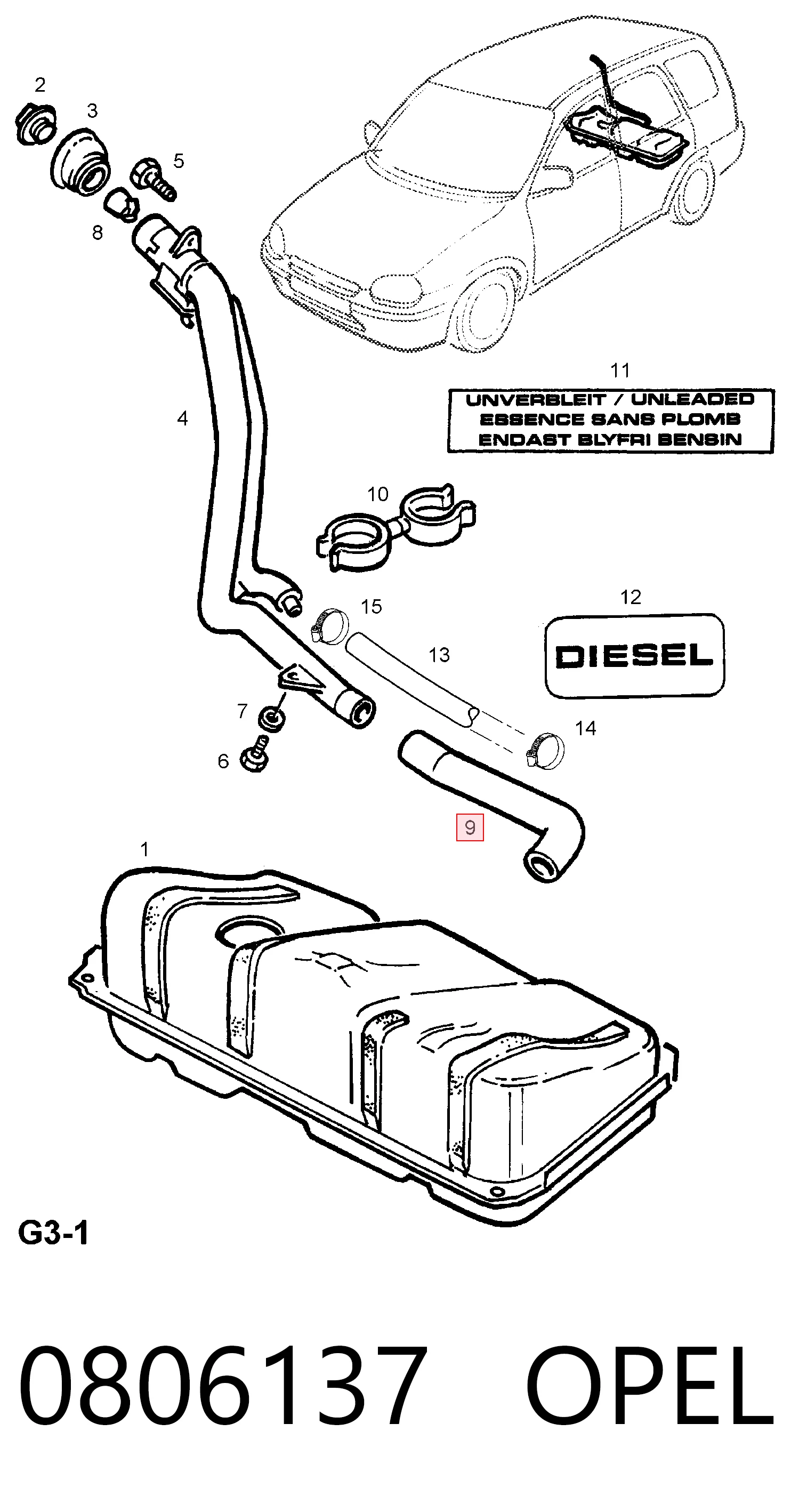 Cano derivado de tanque, para o gargalo de enchimento General Motors 90467441 preço, a partir de 24,64 USD