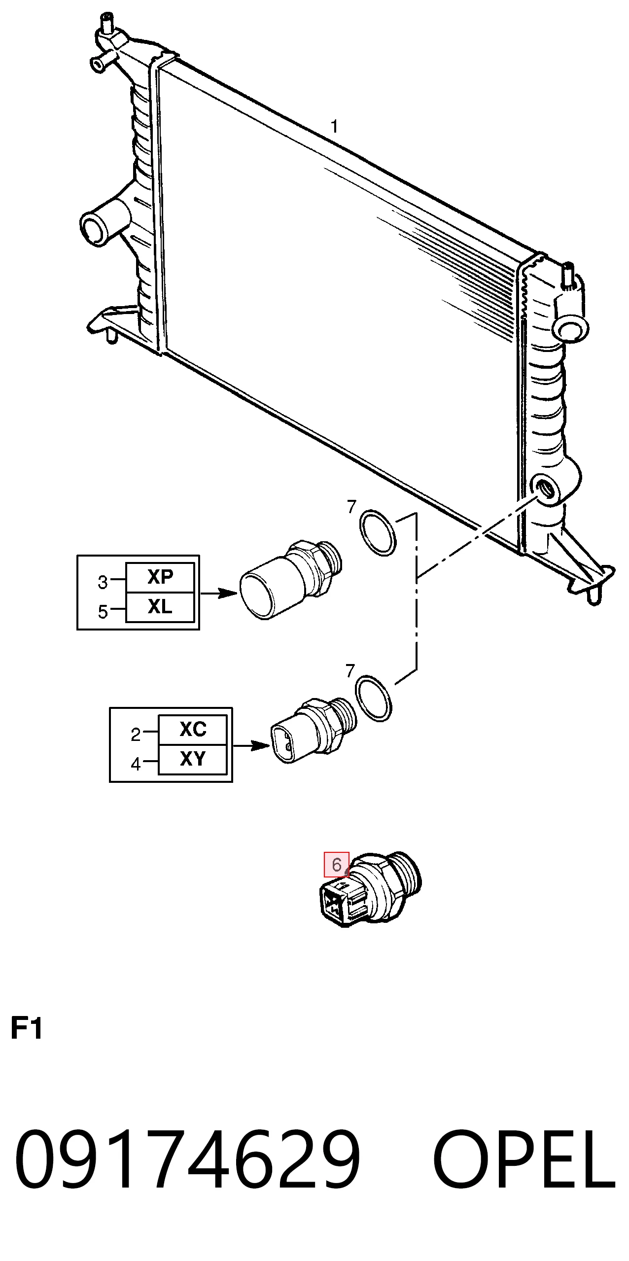 206724 Hans Pries (Topran) Sensor de temperatura do fluido de esfriamento (de ativação de ventilador do radiador)