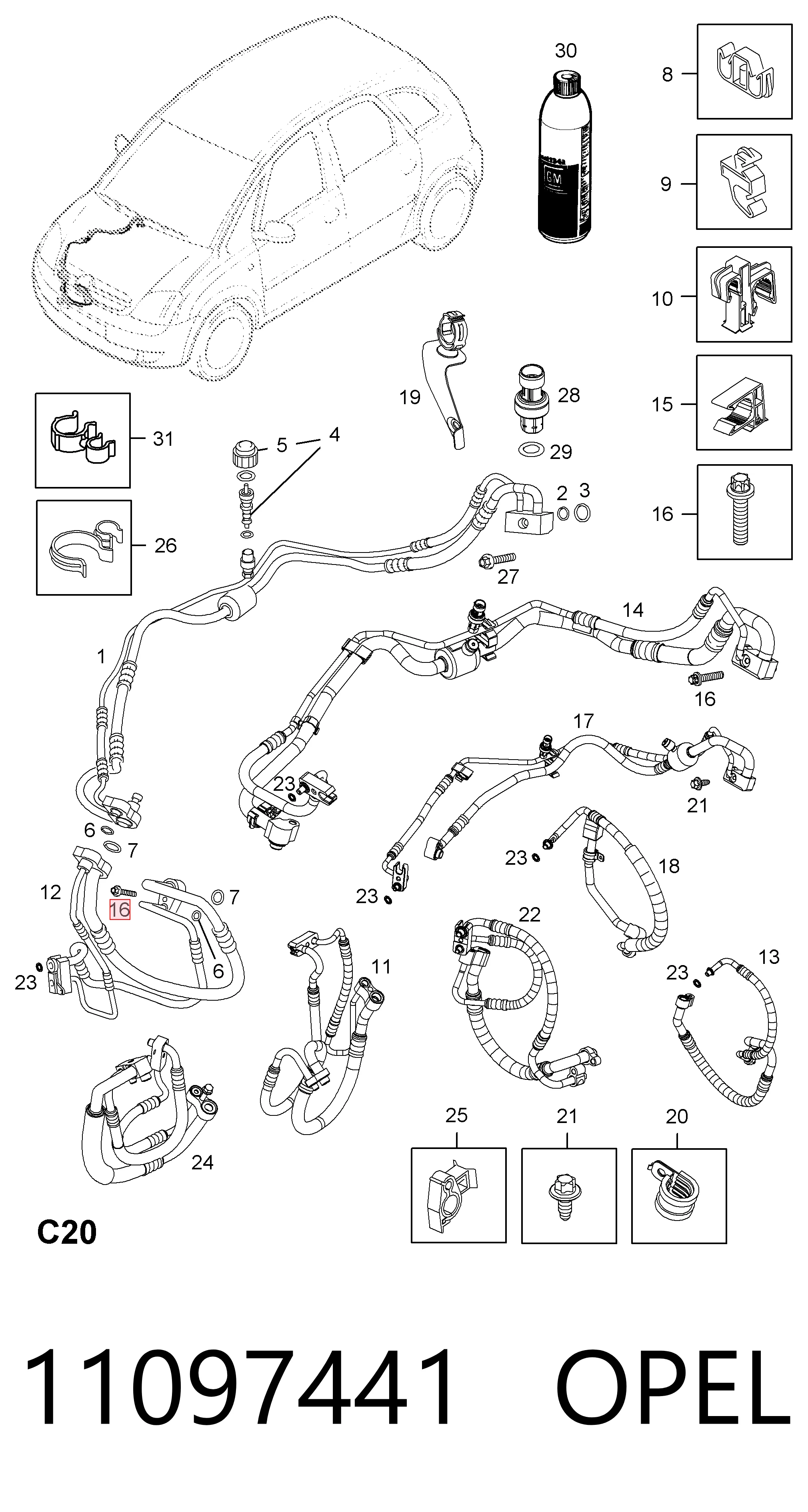 11097441 Opel